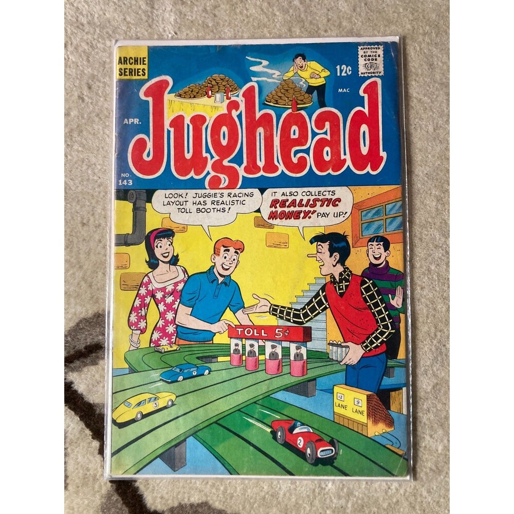 Vintage 60s Jughead Comic 1960s Archie Comics 1967 No.143 April